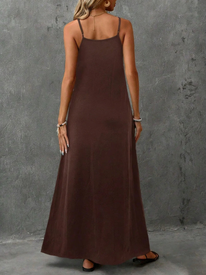 Camisole longue et ample à col en V