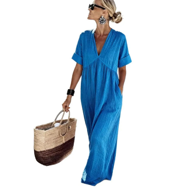 Robe midi A-Line élégante