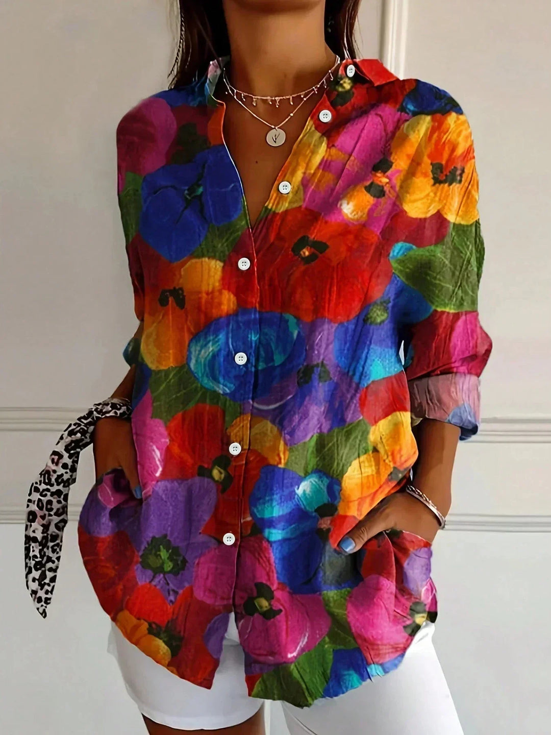 Sadie | Blouse à Motif Coloré