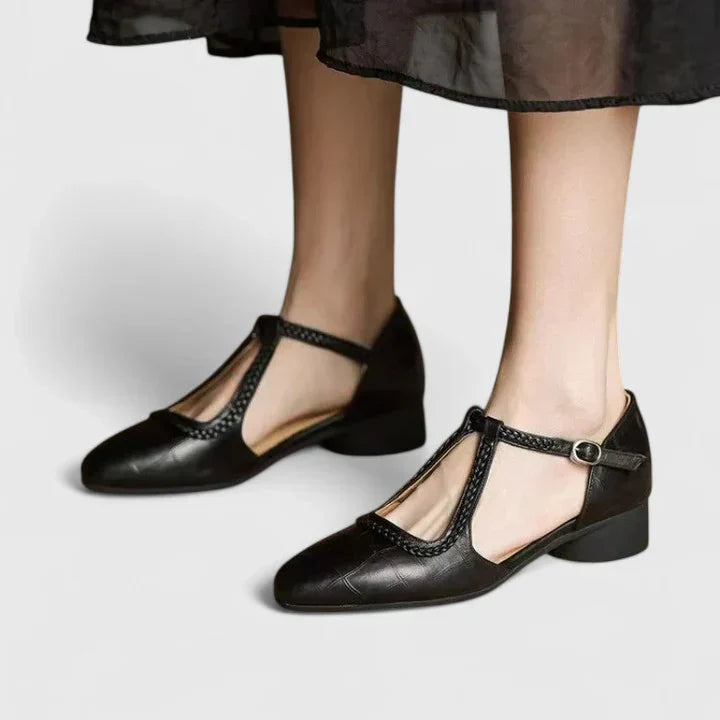 Delphine | Sandales Plates Élégantes