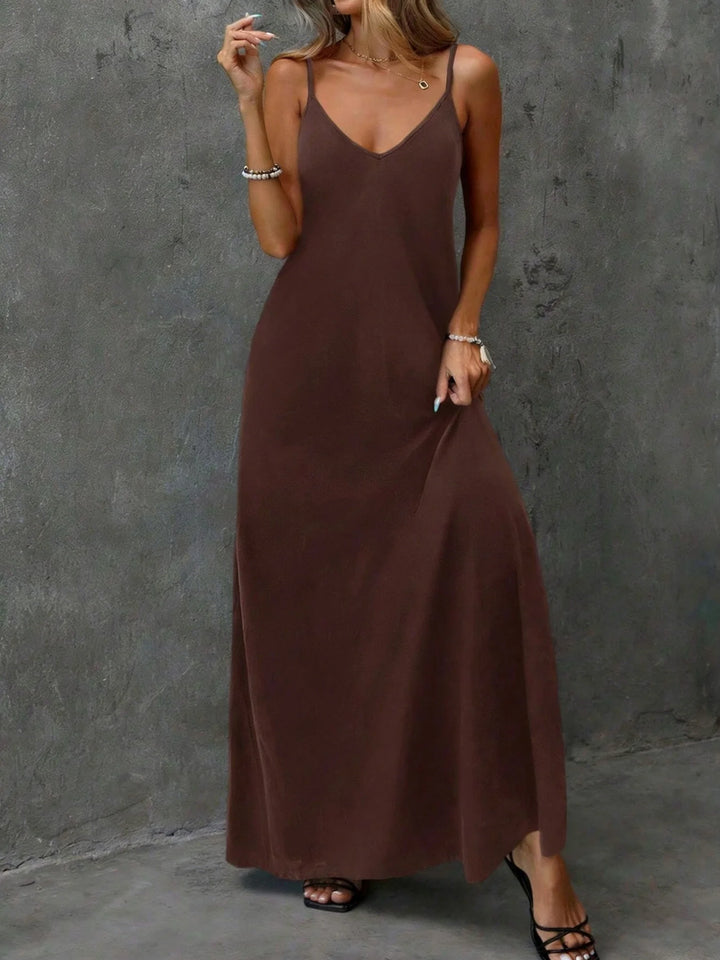 Camisole longue et ample à col en V