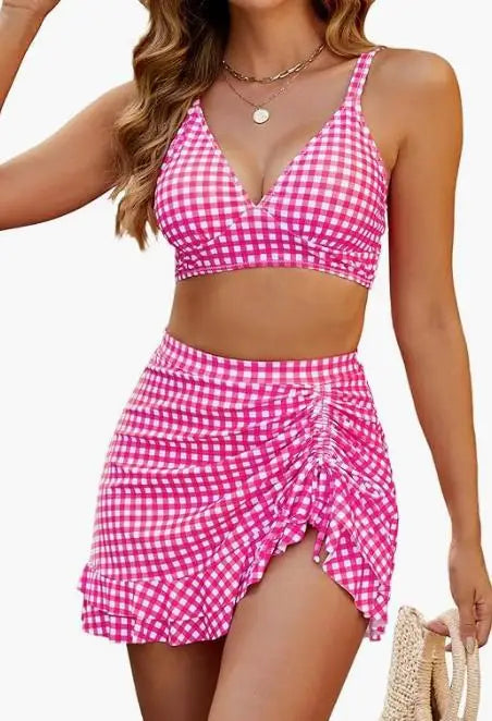 Bikini Jupe Taille Haute Maintien Renforcé