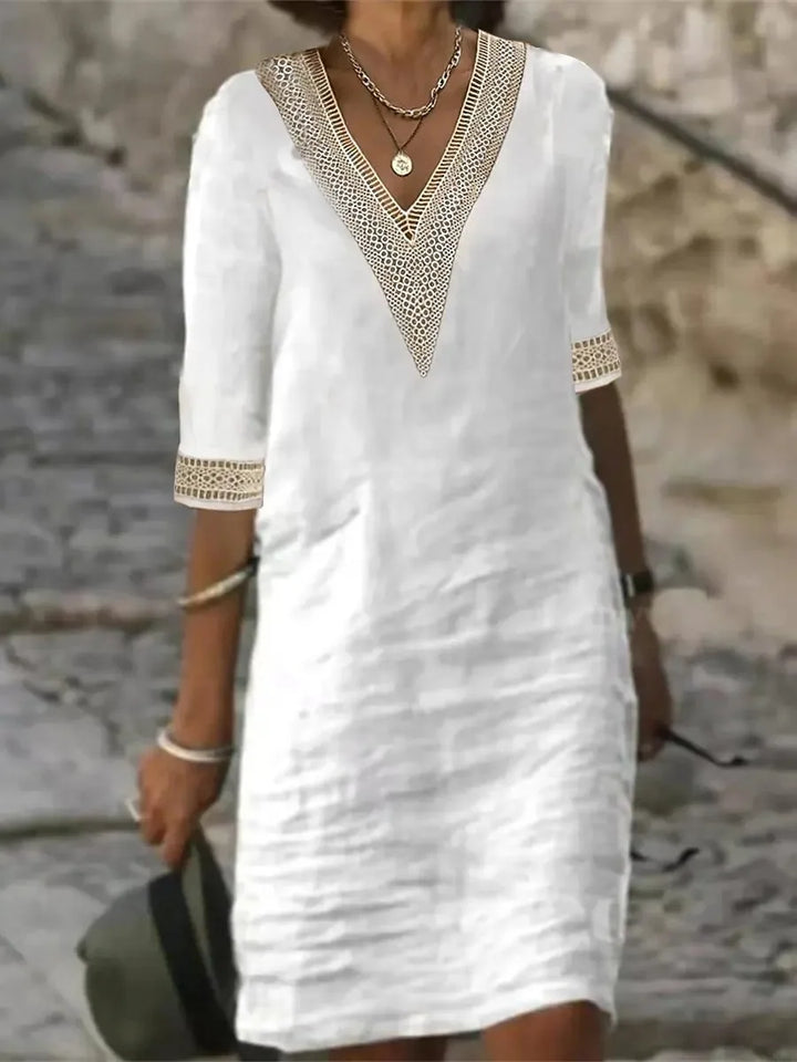Robe  Été Sexy Décolleté V Casual