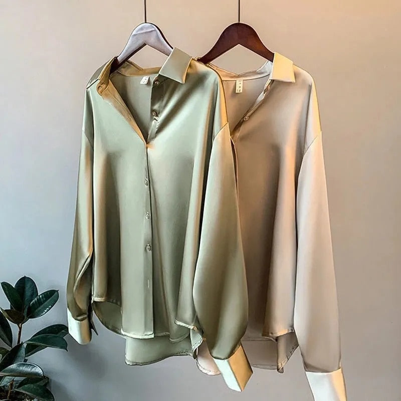 Blouse décontractée à coupe droite pour femmes – Kring