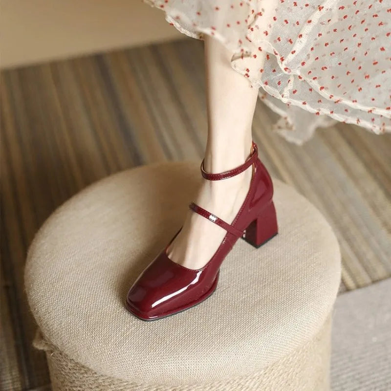 Eva | Chaussures à talons orthopédiques avec sangle autour de la cheville