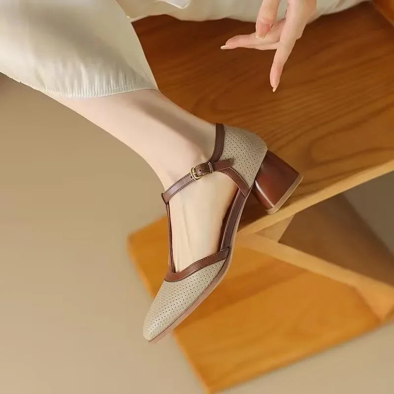 Katarzyna | Chaussures orthopédiques à talons moyens