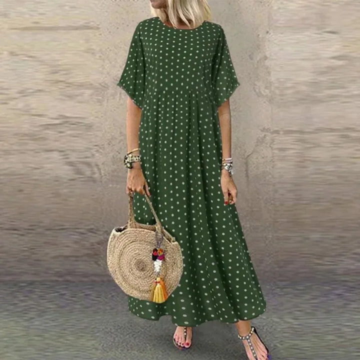Robe Maxi Boho Imprimé Vintage