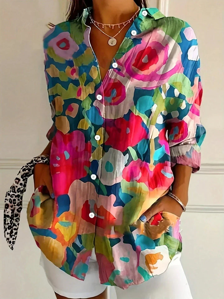 Sadie | Blouse à Motif Coloré
