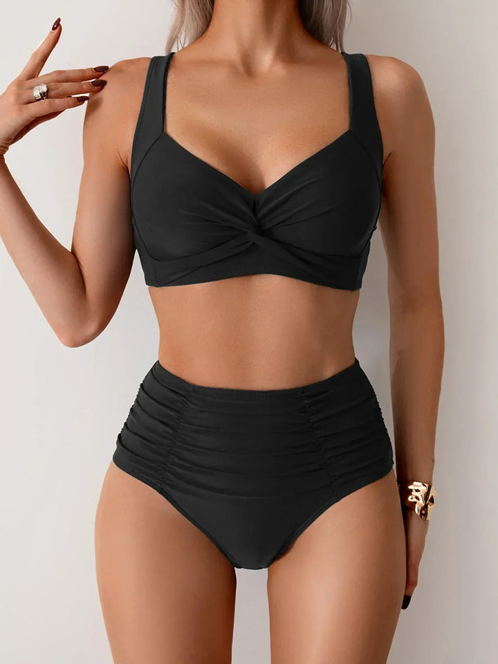 Lola® | Ensemble de Bikini d'Été à Taille Haute