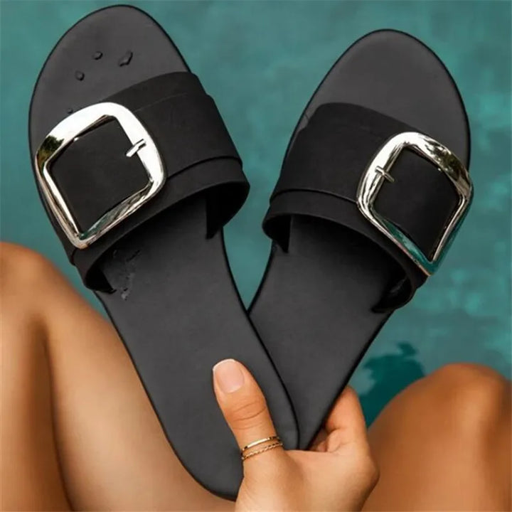 Slides à Boucle Chic