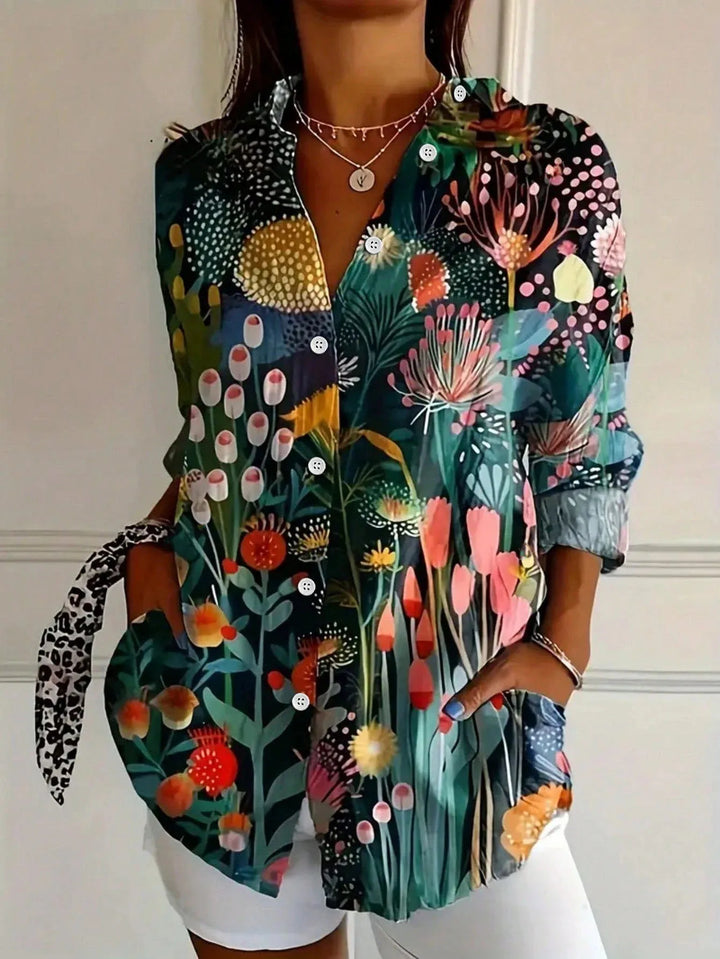 Sadie | Blouse à Motif Coloré