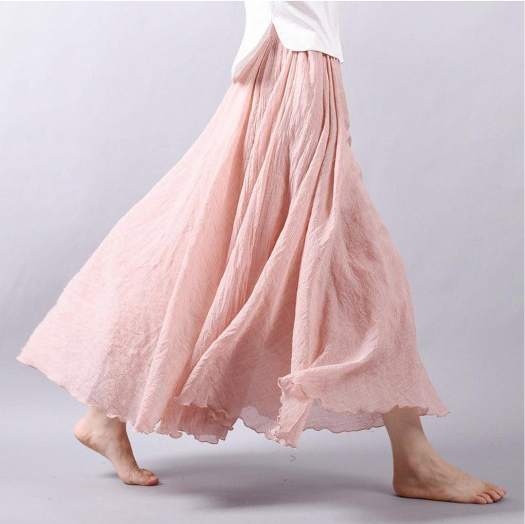 Femme Plissée Maxi Jupe – Vera