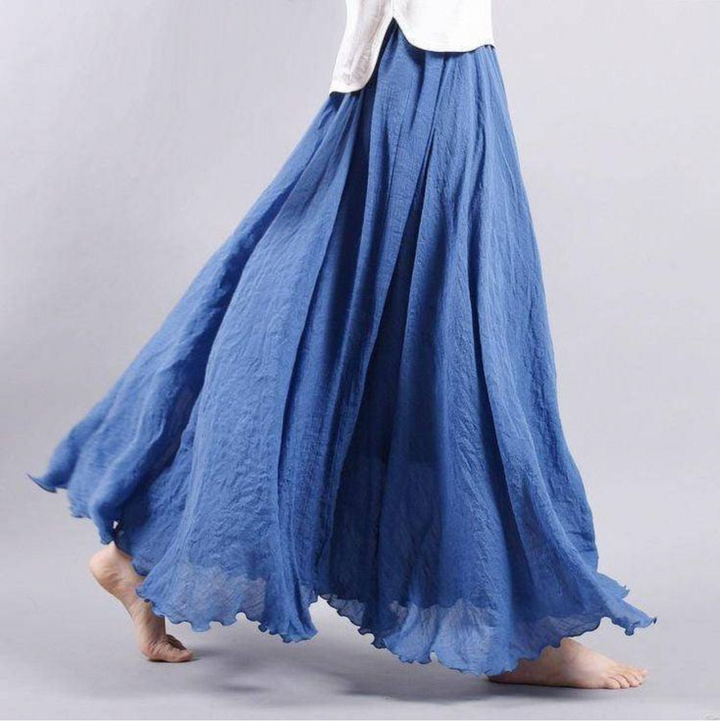 Femme Plissée Maxi Jupe – Vera