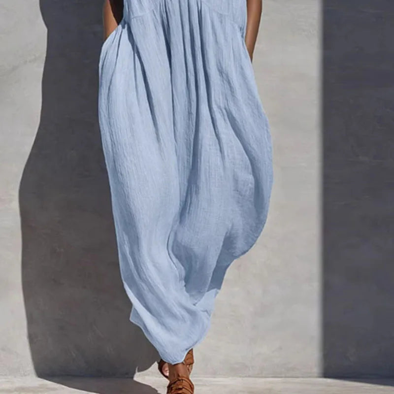 Robe Maxi Décolleté V Sans