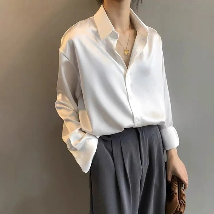 Blouse décontractée à coupe droite pour femmes – Kring