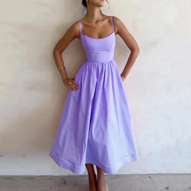 Jovie - Robe Midi à Bretelles