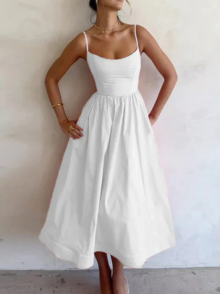Jovie - Robe Midi à Bretelles