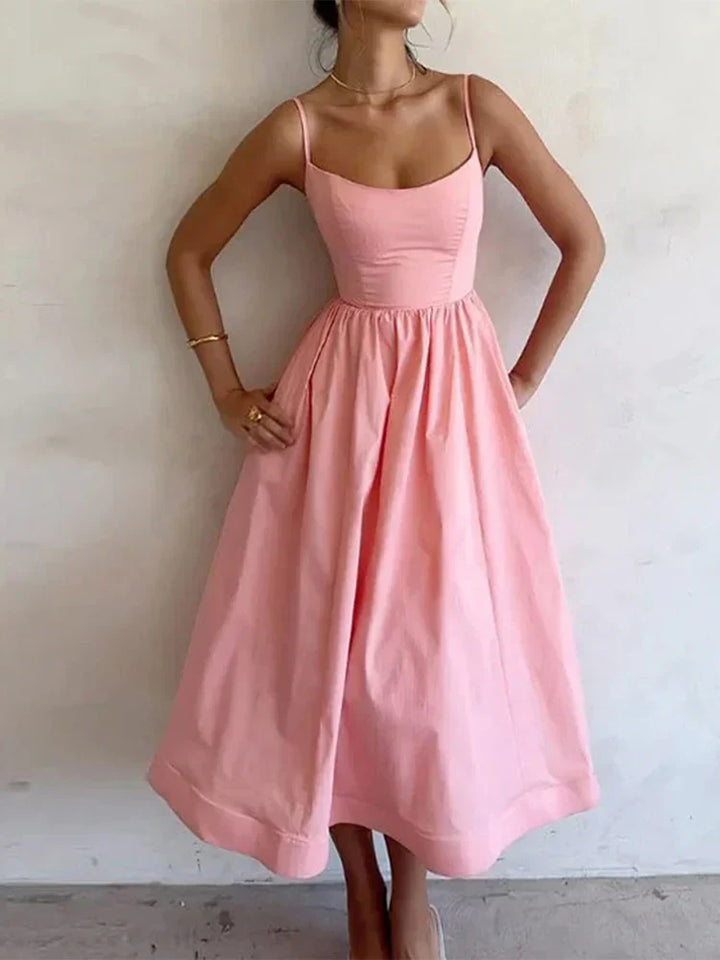 Jovie - Robe Midi à Bretelles