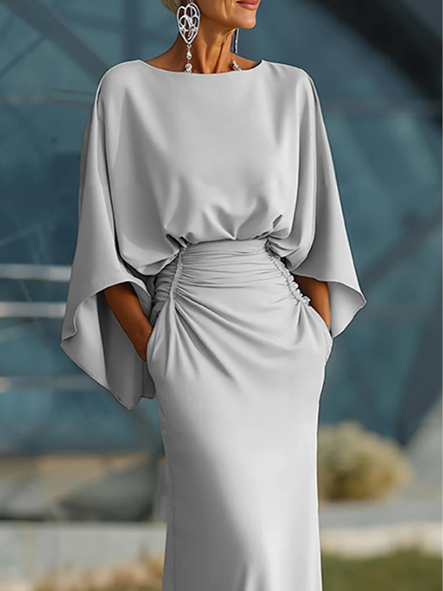 Clara | Robe élégante à dos nu et décolleté en V