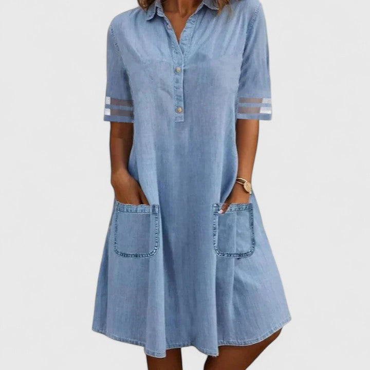 Barbara | Robe en Jean Flatteuse