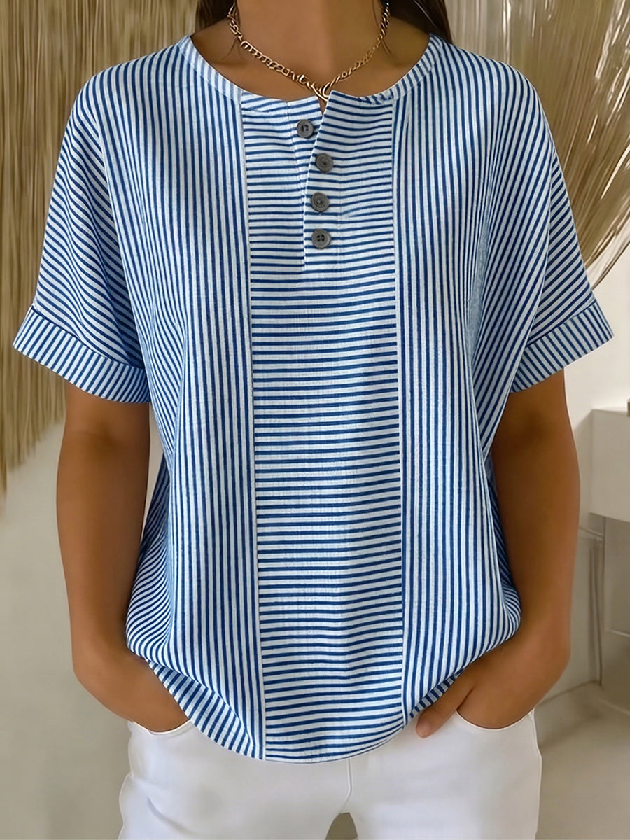 Belle | Blouse Rayée Détendue