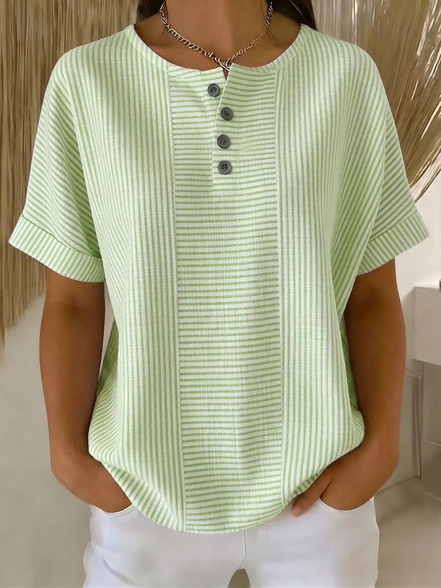 Belle | Blouse Rayée Détendue