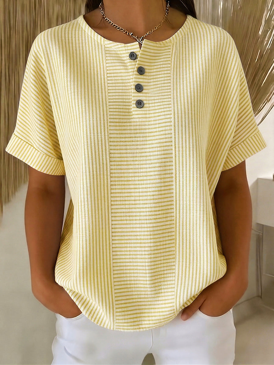 Belle | Blouse Rayée Détendue