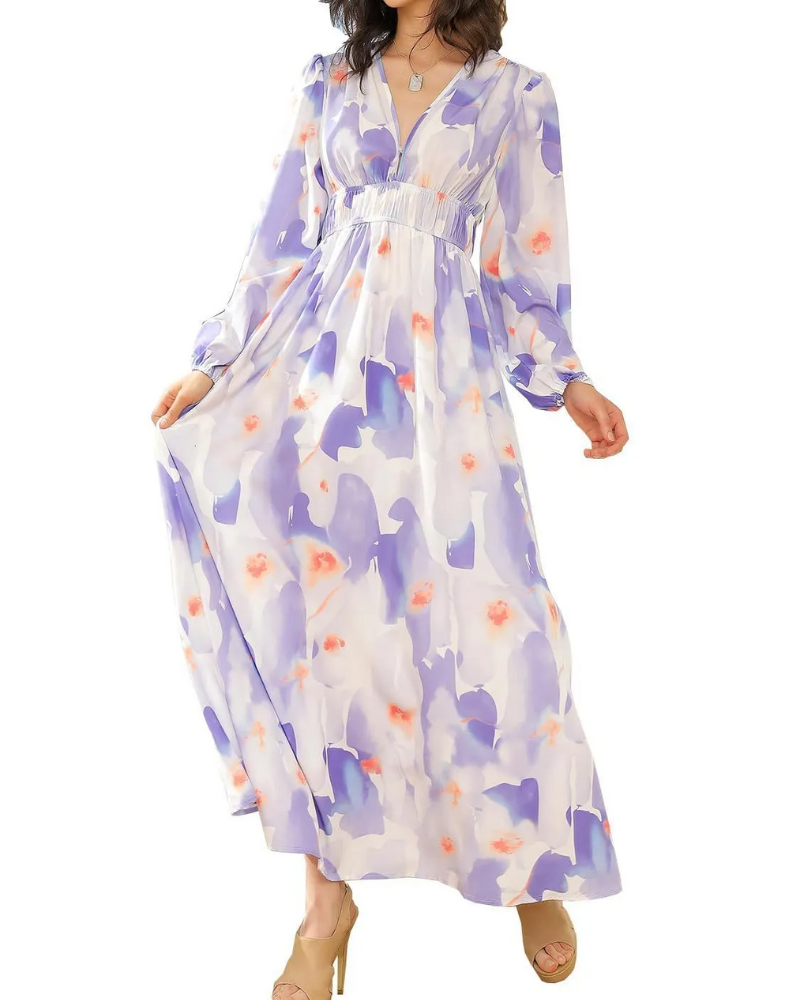 Celine | Robe Fleurie Féminine
