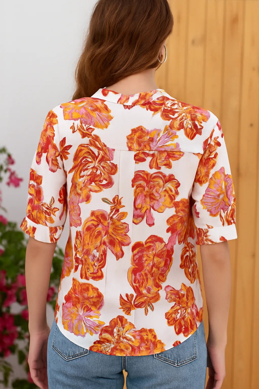 Femme Longue Fluide Blouse – Til