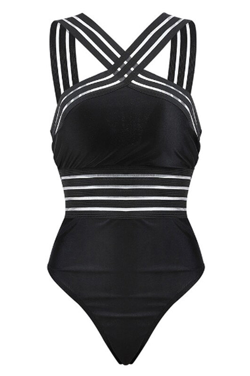 Maillot de Bain Crossover Monokini Bandage