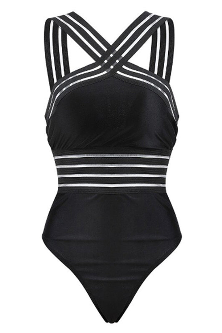 Maillot de Bain Crossover Monokini Bandage