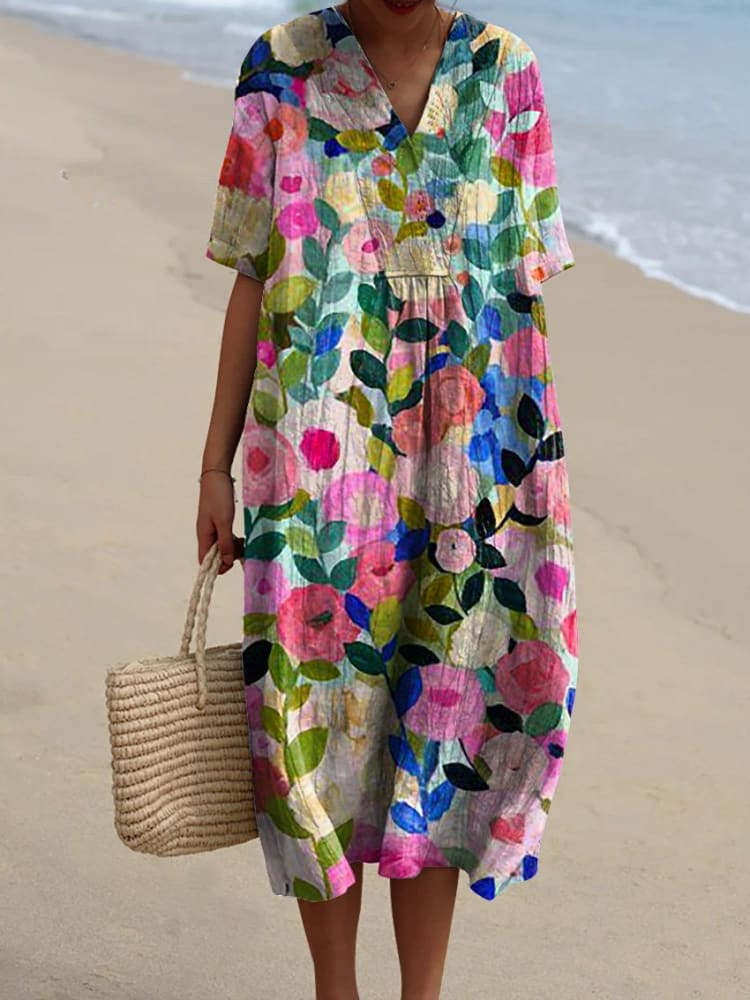 Quirine™ | Robe Imprimée Brise d'Été