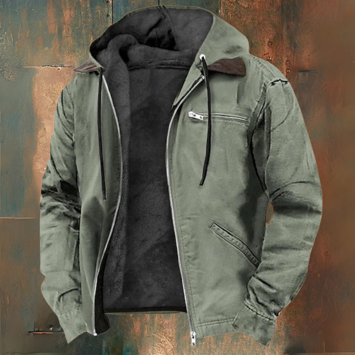 VESTE-GILET ZIPPÉE À CAPUCHE