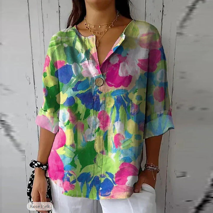 Lucas & Lèa Paris | Blouse Fleurie en Tissu Léger