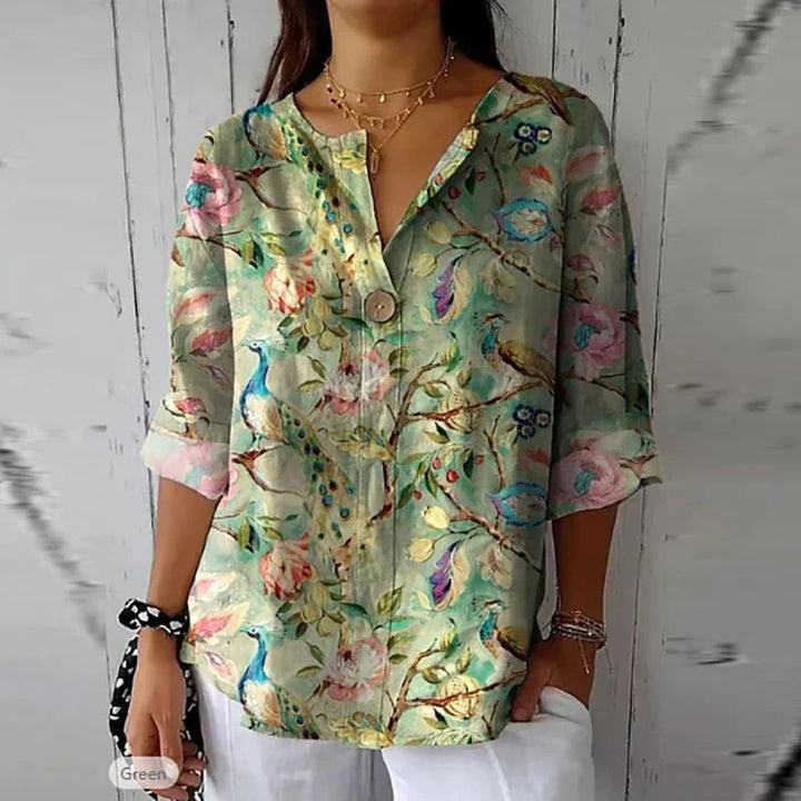Lucas & Lèa Paris | Blouse Fleurie en Tissu Léger