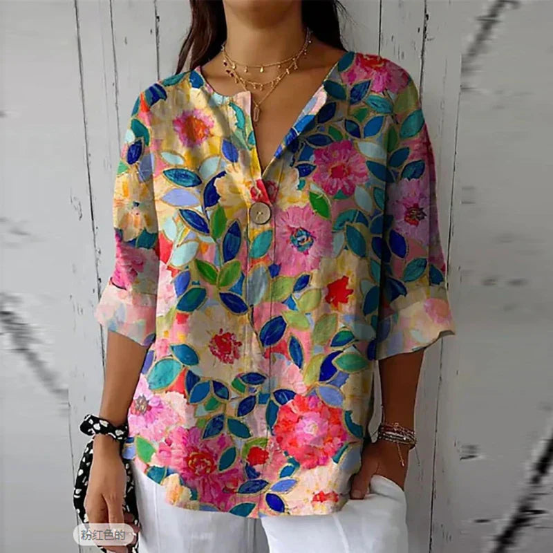 Lucas & Lèa Paris | Blouse Fleurie en Tissu Léger