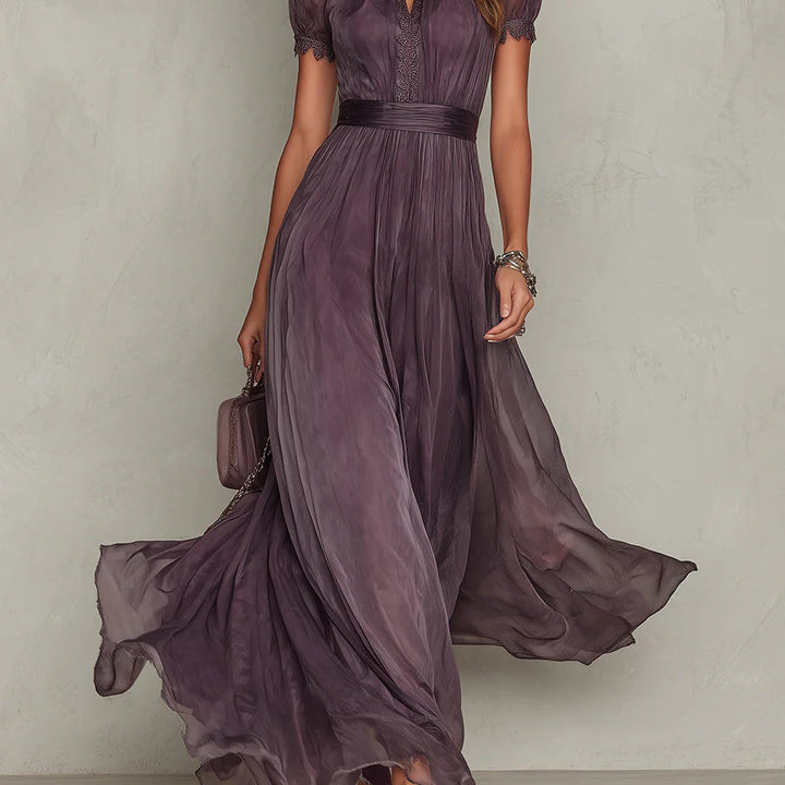 Julie | Robe Maxi avec Dentelle