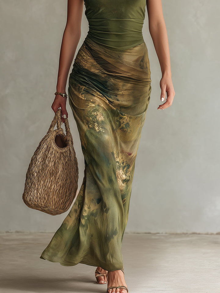 Zara | Robe Maxi Tie-Dye Sculptée