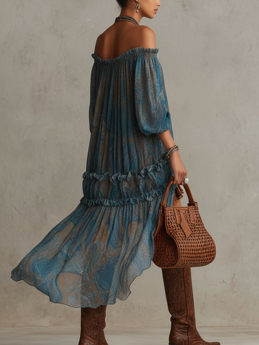 Indira | Robe Mini Boho Débardeur