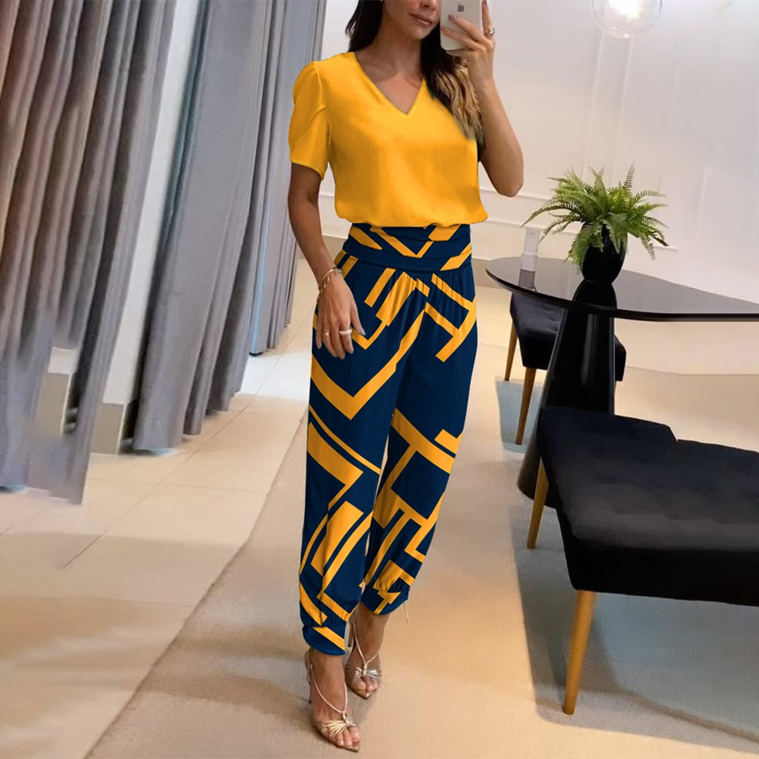 Shyamala | Ensemble Casual à Manches Courtes pour Femmes