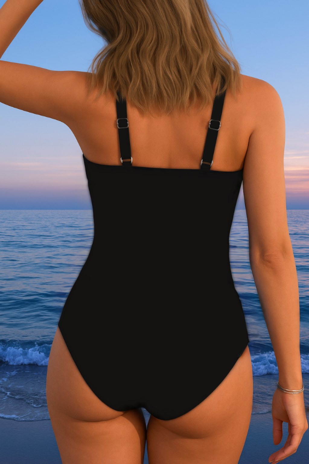 Maillot de bain de luxe avec imprimé coloré