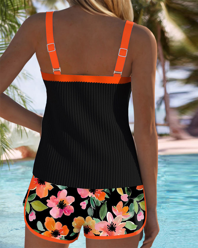 Matilda | Ensemble de Tankini de Plage à Deux Pièces