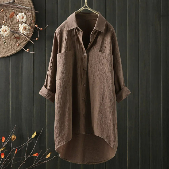 Susan | Blouse à manches longues avec coupe décontractée