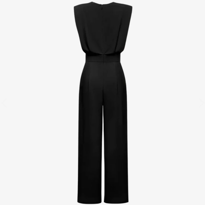 Ariadna | Combinaison élégante sans manches avec ceinture et jambes larges