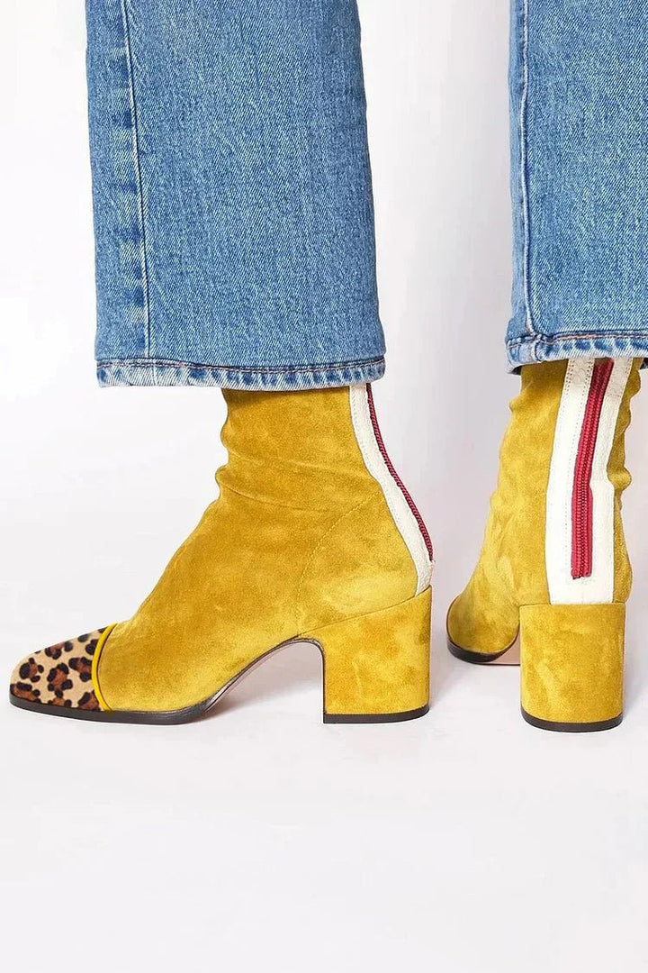 Solange™| Bottines suède déperlantes