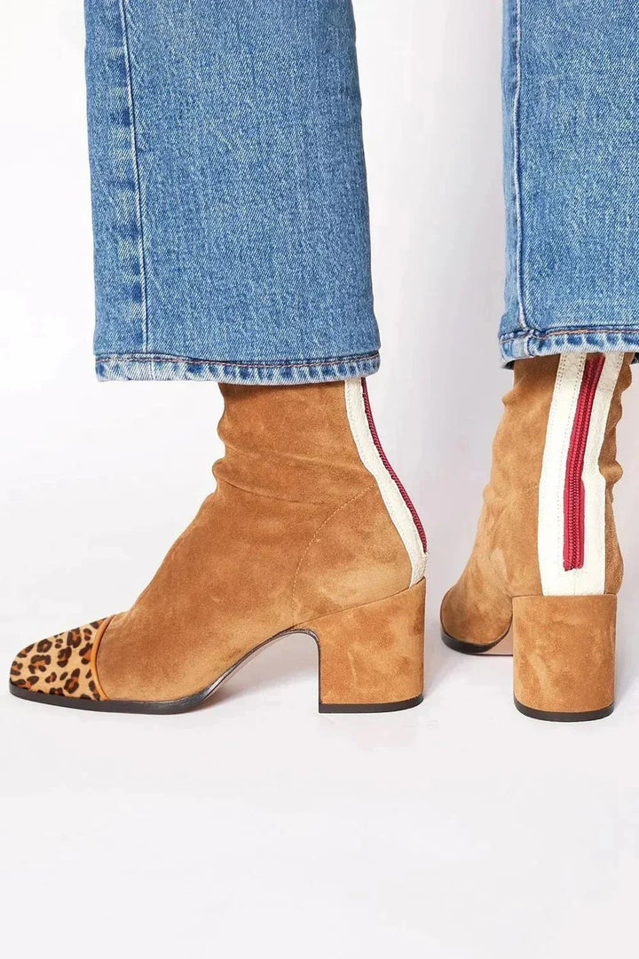 Solange™| Bottines suède déperlantes