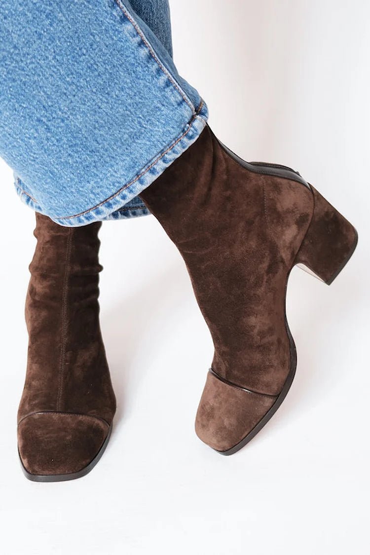Solange™| Bottines suède déperlantes