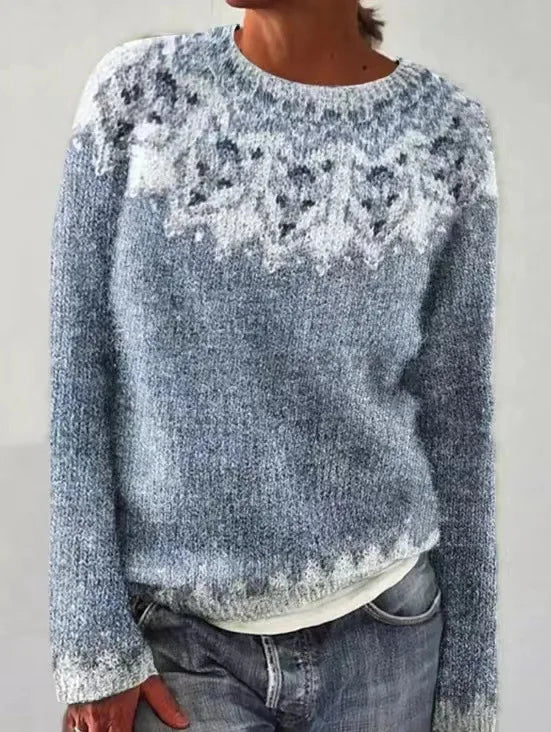 Pierina - Pull rétro d'automne