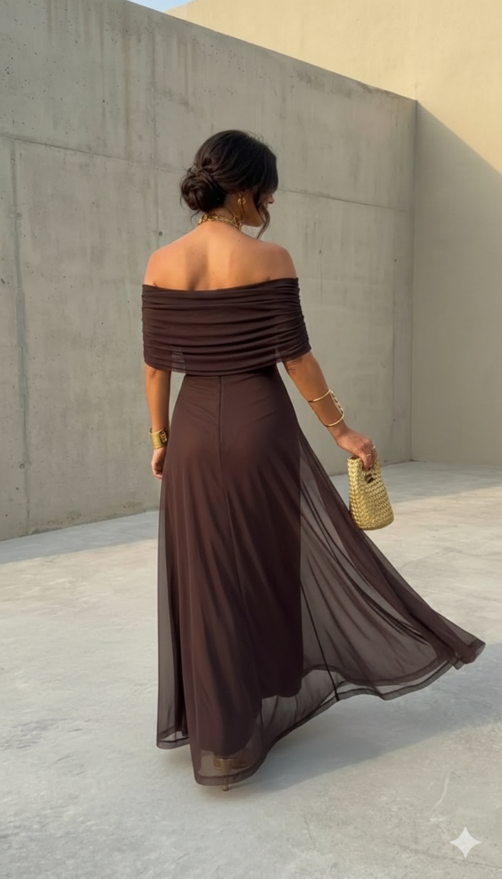 Uma - Robe fluide et ample au design élégant