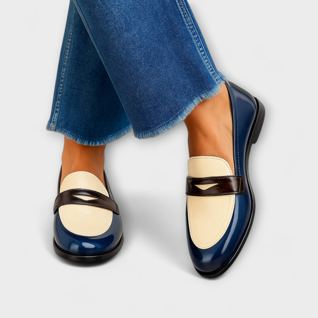 Claudia | Mocassins à contraste